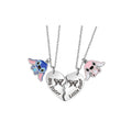 AULSIEY Stitch Matching Necklace for 2 Sister Friends Big Sister Little Sister Necklaces Oufit Gifts Stitch Christmas Birthday Gifts for Sister Stitch Stuff Necklace Lilo