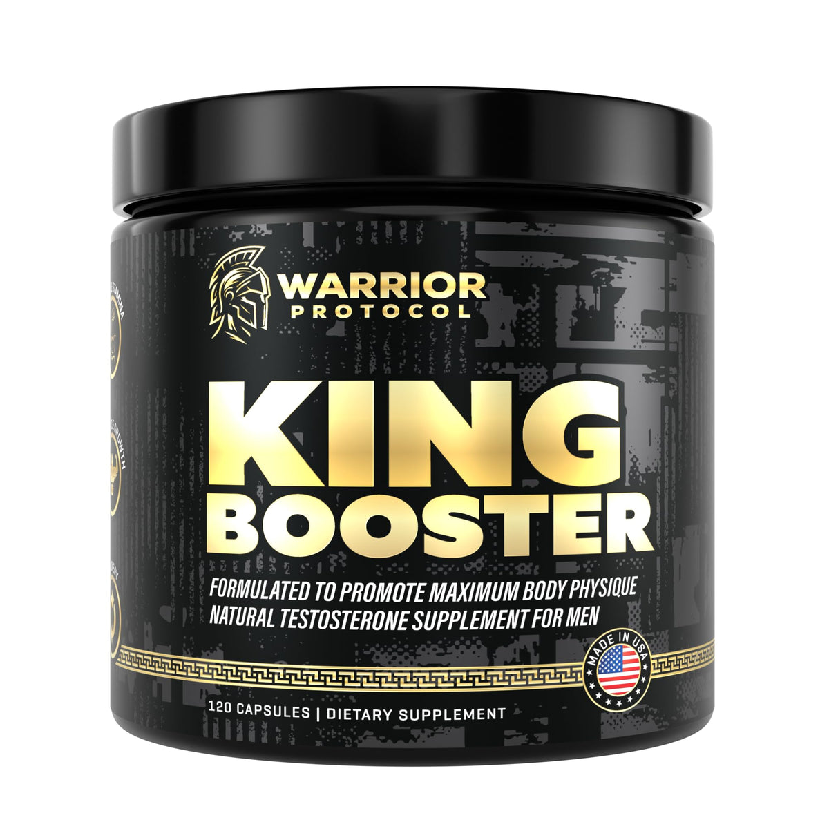 Testosterone Support for Men - Male Enhancing Supplements & Vitality Pills | Testosterone Supplement for Men w/ Turkesterone Tongkat Ali & Fadogia Agrestis | Boost Muscle Growth Stamina & Recovery